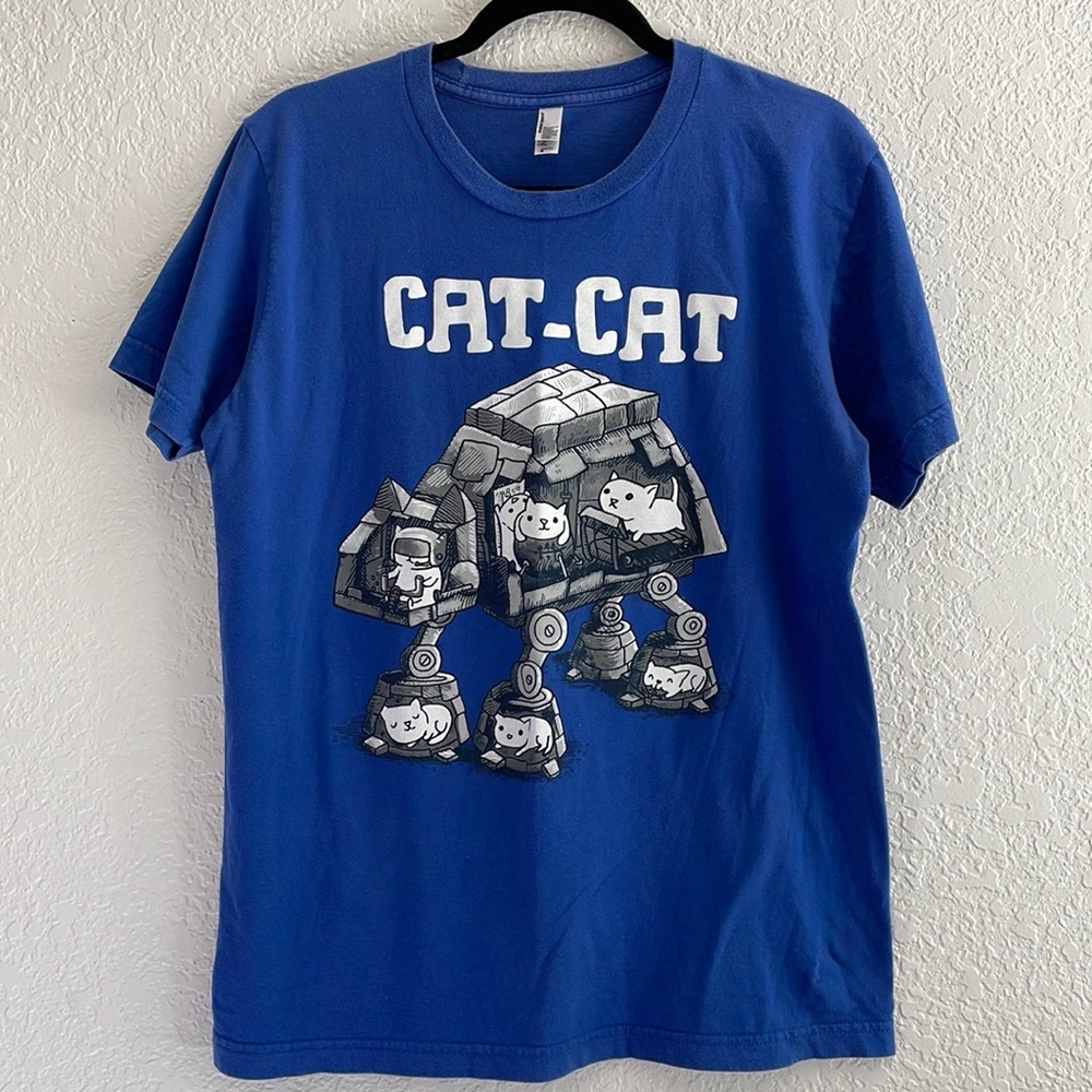 😹 Funny Cat Cat Star Wars pun tee